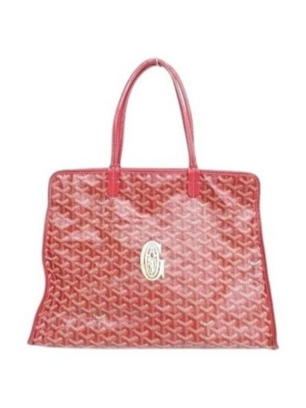 Goyardine Hardy PM Tote Bag Sac Chien Pet Carrier Purse & Pouch Red